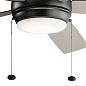 60" Starkk Fan Satin Black люстра-вентилятор 330180SBK Kichler — фото 4