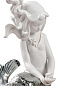 1009089 Lladro Re-Deco фарфоровая фигурка русалки с серебристым хвостом — фото 1