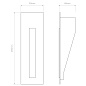 1212040 Borgo Trimless 200 LED 2700K Astro lighting маркирующий светильник матовый белый — фото 3