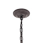 Grainger 24.37" 5 Light Chandelier Weathered Zinc Clear Water Glass люстра 82336 Kichler — фото 5