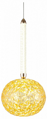 подвесной светильник кольцевой золотой