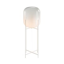 Oda Big, стекло moonlight white (молочно-белое с прозрачным верхом), белое основание