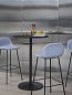 Muuto Fiber Барный стул Tube Bar Stool со спинкой, 75 см, серый FIBABTUN03031 — фото 5
