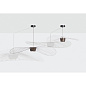 L0020311 VERTIGO Petite Friture Подвесной светильник геометрический сферический средний бронзовый — фото 6