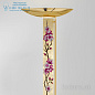 Kolarz DELPHI 2252.41.3.Pr.Au торшер золото 24 карата длина 60cm ширина 26cm высота 185cm 4 лампы cветодиодная лампа с регулировкой яркости