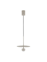Beige Aluminium & Steel LED 8Watt 220-240Volt 590 Lm IP20 3000K D:30 H:217 cm