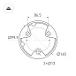047692 Arlight Светильник LGD-LANDMARK-BOLL-H1200-20W Warm3500-MIX (GR, 300 deg, 230V) — фото 2