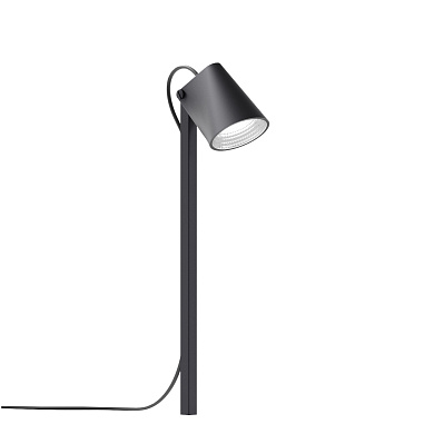 садовый светильник с квадратным корпусом и верхней крышкой