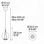 14824 7130 Lodes Sky fall round medium SP подвесной светильник со сферическим плафоном шалфейный зелёный — фото 3