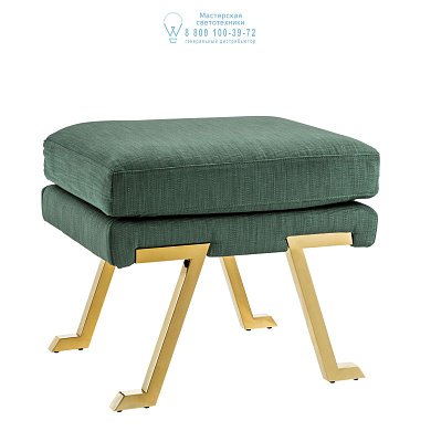 111273 Stool Savoy gold finish albin green Eichholtz