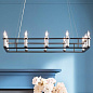 Rosalind 45.25" 12 Light Linear Chandelier Black люстра 52492BK Kichler — фото 5