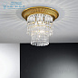 Kolarz MILORD CRYSTAL 0346.14S.15 потолочный светильник французское золото ø40cm высота 36cm 1+3 лампы e27+e14