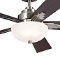 52" Vinea 5 Blade LED Indoor Ceiling Fan Brushed Stainless Steel люстра-вентилятор 300345BSS Kichler — фото 10