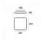 7807N Linea Light My White S PL square квадратный светильник белый — фото 3