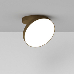 Rotaliana Venere W1 PL LED круглый светильник для стены или потолка темная бронза 1VEW100048ZL0