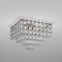 Потолочный светильник GIOGALI 65Q CRYSTAL SILVER MATT BRONZE 1 E27 CE
