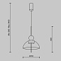 MOD185PL-L6B3K1 Maytoni Bangkok Подвесной светильник 12W 1300лм Черный — фото 2
