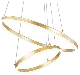 10254/2LED Gold APP Escada Void подвесной светильник кольцевой двухуровневый