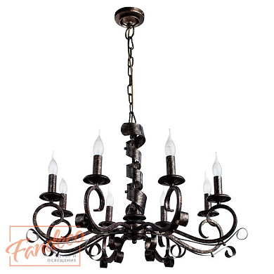 Подвесная люстра Arte Lamp ARENA A8952LM-8BG