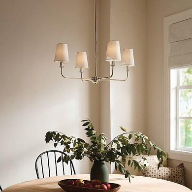Pallas 25" 4 Light Chandelier Polished Nickel люстра 52520PN Kichler