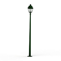 Avenue 3 N° 11; Clear glass Built-in LED 3000°K warm white 35W; British green
