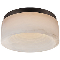 Otto Small Flush Mount бронза с алебастром