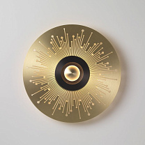 EARTH - SUN - 33 cm - Applique/Laiton