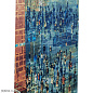 54444 Стеклянная картина 3D Город Будущего 150x100см Kare Design
