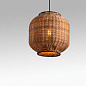 65134-77 Faro TUPAI Black/rattan pendant lamp потолочный светильник черный — фото 4