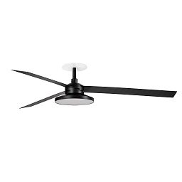 Faro Barcelona CRUISER RECESSED TAK XL вентилятор встраиваемый чёрный Ø1600 3 лопасти
