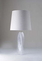 Clear shown with 17 Bongo in Ghost Silk Linen with Cream Card lining