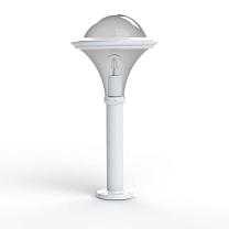 Dallas N° 7; Smoked polycarbonate E27 75W; White