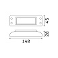 124070 Ideal Lux STRIP LED DRIVER ON-OFF 030W 24Vdc power supply unit — фото 1