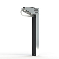 RP 195 N° 2; Clear glass E27 70W; Stainless steel