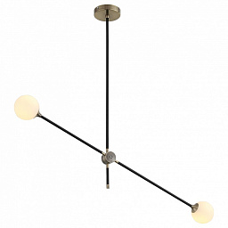 SL429.403.02 ST-Luce Bastoncino потолочный спот с тремя шаровыми плафонами на лучевых держателях