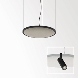 SOLI - SHHH PLUS 60/4 LIGHT GREY DIM5 B Delta Light SOLISCAPE подвесной светильник серого оттенка
