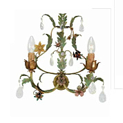 900/2 mit Blumen und Glasprismen with flowers and glass crystals