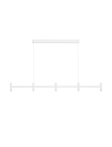 Triac Dimmable Sandy White Aluminium & Acrylic LED 21 Watt 220-240 Volt 1600Lm IP20 3000K L:150 W:3.5 H:185 cm