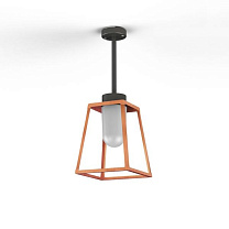 Lampiok 1 N° 2; Frosted glass E27 52W; Patined lacquered copper