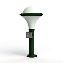 Dallas N° 7; Opal polycarbonate E27 75W Plug; British green