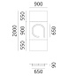 1202a00A Artemide ALPHABET OF LIGHT Настенный светильник с буквой а в нижнем регистре — фото 2