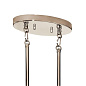 Tolani  8 Light Oval Chandelier Polished Nickel люстра 52429PN Kichler — фото 4