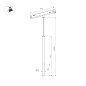 037038(1) Arlight Светильник MAG-ORIENT-STICK-HANG-R20-3W Warm3000 (BK, 180 deg, 48V) — фото 1
