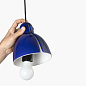 64259 Faro VENICE Кобальтово-синий подвесной светильник  глянцевый черный — фото 2