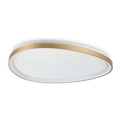 Потолочный светильник Gemini PL D081 ON-OFF 4000K Ideal Lux 372112, латунь