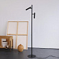 Carlo floor lamp two Dyberg Larsen торшер черный 9021