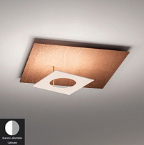 PETRA  PARETE/SOFFITTO 16,8W 220V 2700K  BIANCO- ALLUMINIO S
