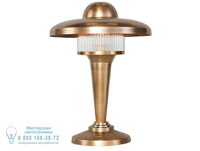 Petitot Настольная лампа из латуни ручной работы Patinas Lighting PID261885