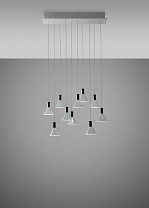 подвесной светильник с алюминиевыми трубчатыми элементами