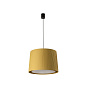64315-45 SAMBA BLACK PENDANT LAMP E27ø500*350 YELLOW LAMPSH подвесной светильник Faro barcelona — фото 3